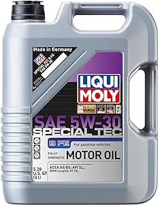 Liqui Moly 20444 Special Tec B FE SAE 5W-30 Synthetic Motor Oil, 5 Liter