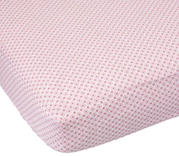 Carter's Easy Fit Printed Crib Fitted Sheet, Mod Flowers (Discontinued by Manufacturer)