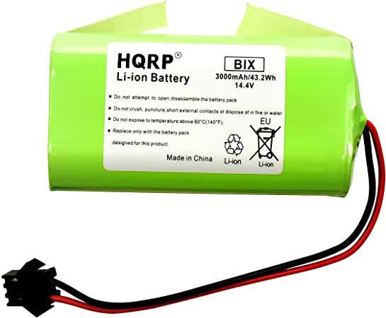 HQRP Battery Compatible with Deebot N79 N79S N79SE N79W DN622 DN622.11 Robotic Vac Vacuum Cleaner 14.4V 3000mAh