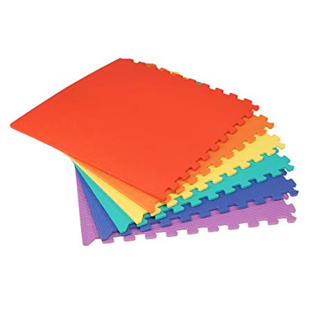 Foam Interlocking Anti-fatigue Exercise Gym Floor Square Trade Show Tiles