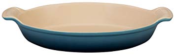 Le Creuset Stoneware Heritage Oval 24OZ. Au Gratin Dish - Marine