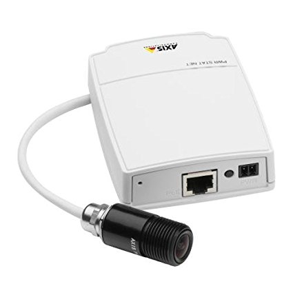 Axis 0533-001 Communications Mini HDTV Pinhole Outdoor Network Camera with 2.8 mm Lens (White)