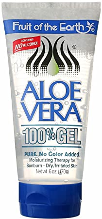 Fruit of the Earth 100% Aloe Vera 177 ml Gel Tube