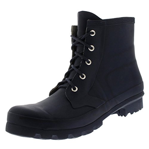 Polar Products Mens Military Style 100% Rubber Waterproof Lace Up Snow Rain Boots