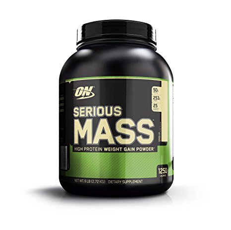 Optimum Nutrition Mass Weight Gain Powder, Vanilla, 2.73 kg