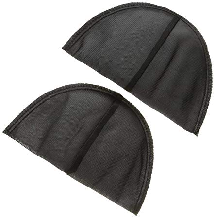 Dritz 53078-1 Shoulder Pads, Covered Set-in, 1/2-Inch, Black
