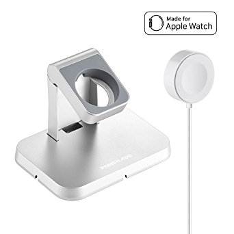 Poweradd Apple Watch Charge Stand & Apple Watch Magnetic Charger Charging Cable - 3.3 feet/1meter