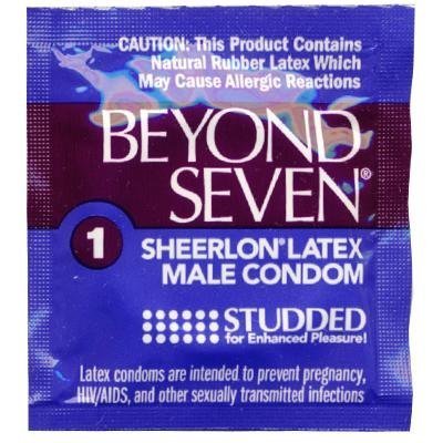 Okamoto BEYOND SEVEN Studded Condoms - 100 count