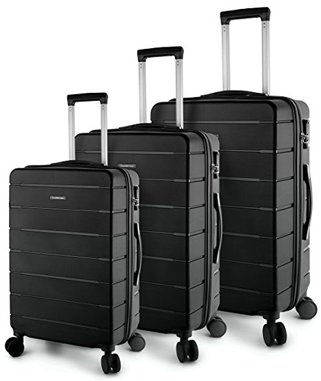 TravelCross Vermont Luggage 3 Piece Ultra-Resistant Lightweight Spinner Set