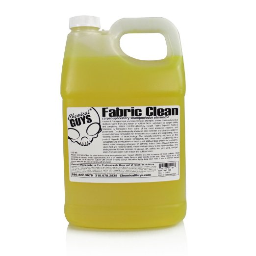 Chemical Guys CWS_103 Fabric Clean Carpet and Upholstery Shampoo and Odor Eliminator (1 Gal)