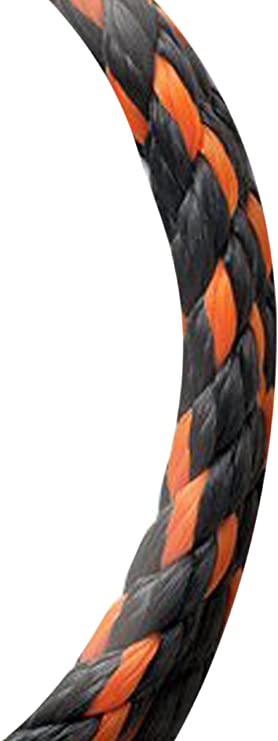 Koch 5032045 5/8 by 140-Feet Poly Twisted 3 Strand Rope, Orange/Black