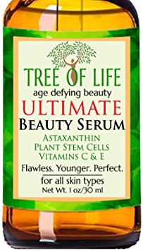 ToLB Ultimate Anti Wrinkle Serum - Vitamins C & E, Plant Stem Cells, Astaxanthin, Hyaluronic Acid, MSM - Anti Wrinkle Anti Aging Serum