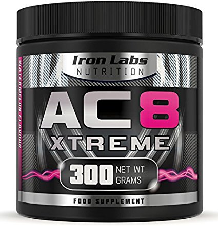 AC8 Xtreme | Watermelon | Pre Workout Supplement | Energy & Muscle | 20-40 Servings | 300 grams