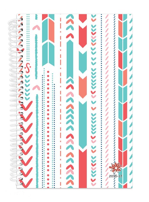 Bloom Daily Planners 2016-17 Academic Year Daily Planner - Passion/Goal Organizer - Fashion Agenda - Weekly Diary - Monthly Datebook Calendar - August 2016 - July 2017 - 6" x 8.25" - Arrows