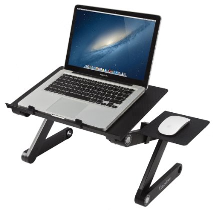 Readaeer® Portable Adjustable Laptop Computer Notebook Desk Stand Table Folding Lap Tray for Bed Couch
