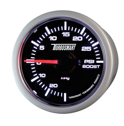 Turbosmart TS-0101-2023 52 mm - 2-1/16" 0-30 PSI Boost Gauge for Gated Boost Control Valves