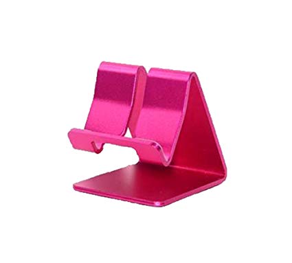 Aluminum Metal Stand Holder Stander For iPad iPhone Mobile Phone Smart Tab Y365 (Hot Pink)