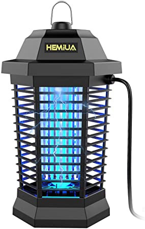 HEMIUA Bug Zapper Electric Mosquito Killer - Insect Killer Bug Fly Pests Attractant Trap Zapper Lamp for Outdoor and Indoor - Insect Trap UV Lamp