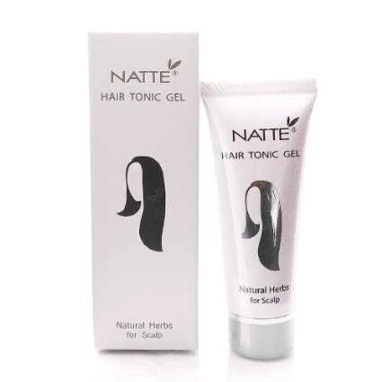 Hair Tonic Gel By Natte Preventing White Hair, Dry Scalp, Hair Loss, Dry Hair All Natural and Organic Ingredients. 15 Ml 1 Tube Try Now See the Result in One Month