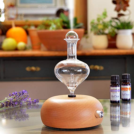 Aromis Aromatherapy Diffuser - Professional Grade (Orbis Lux Eros) Premium Essential Oil Diffuser Nebulizer Nebulizing Machine Waterless