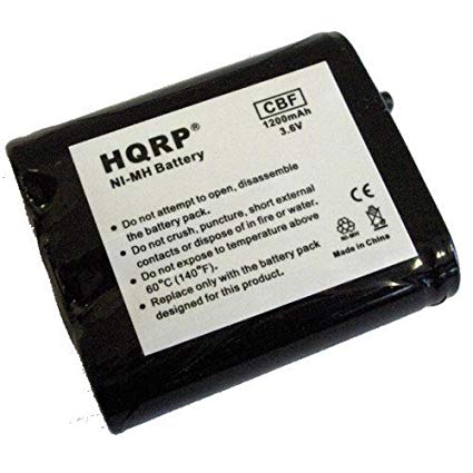 HQRP Phone Battery for Panasonic KX-TG2970B KX-TG5100 KX-TG5100M KX-TG5110M KX-TGA270S KX-TGA273S KX-TGA510M Cordless Telephone plus Coaster