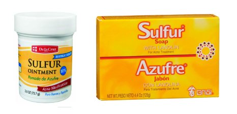 De La Cruz Sulfur Ointment and Sulfur Soap Variety 2 Pack