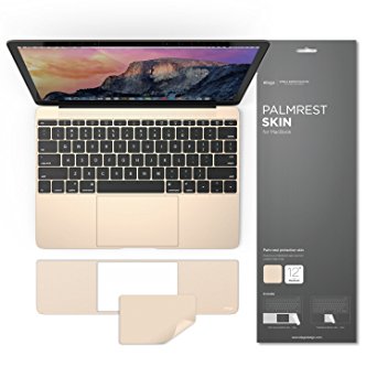 elago PALMREST SKIN for 12-inch Macbook with Trackpad Protector (Gold)