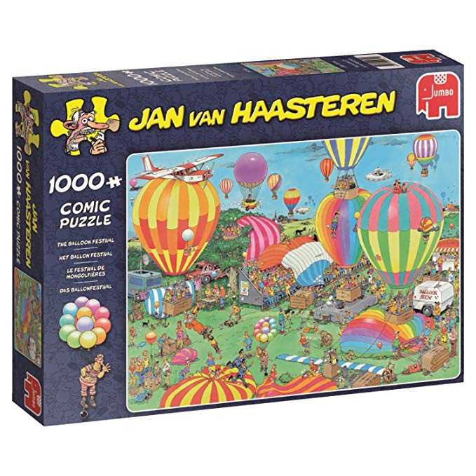 Jumbo Jan Van Haasteren The Balloon Festival Jigsaw Puzzle (1000 Piece)