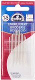 DMC 1765-15 Embroidery Hand Needles 12-Pack Size 15