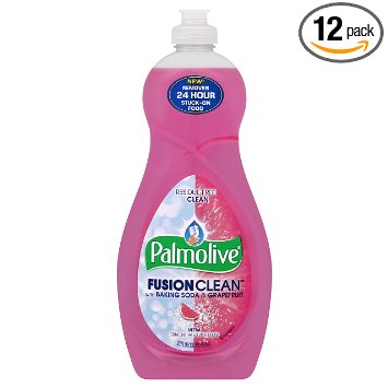 Palmolive Fusion Clean Dish Liquid, Grapefruit, 22 Fluid Ounce (Pack of 12)