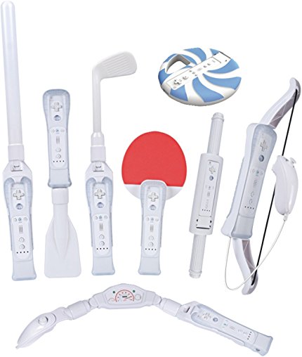 CTA Digital Wii Sports Resort 8-in-1 Sports Pack (White)