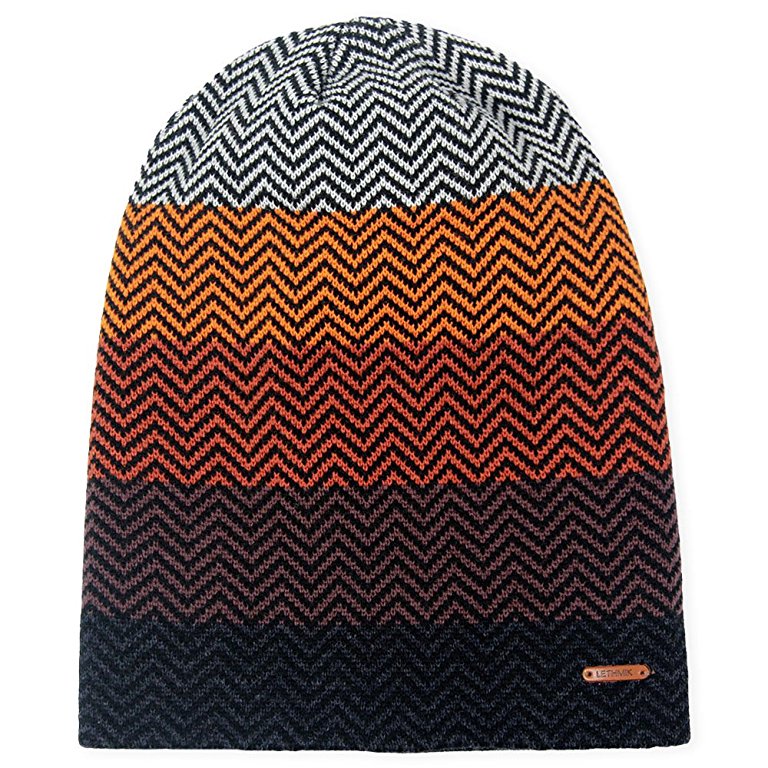 LETHMIK Winter Long Slouchy Beanie Unique Mix Knit Ski Cap Hat Skully For Men & Women