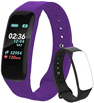 Fitness Tracker,Activity Tracker Watch with Heart Rate Blood Pressure Blood Oxygen Monitor,Waterproof Smart Fitness Band with Step Counter,Calorie Counter,Sleep Monitor for Kids Women and Men