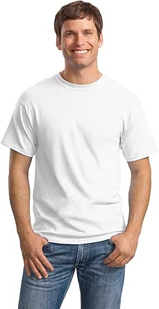 Hanes Ultimate Men's 6-Pack Classics Crew Neck T-Shirt Value Pack