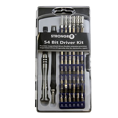 LB1 High Performance Professional 54 Piece Tool Screwdriver and Bit Set for Repairing iPhones, Android Phones, Tablets, Computers, Electronics