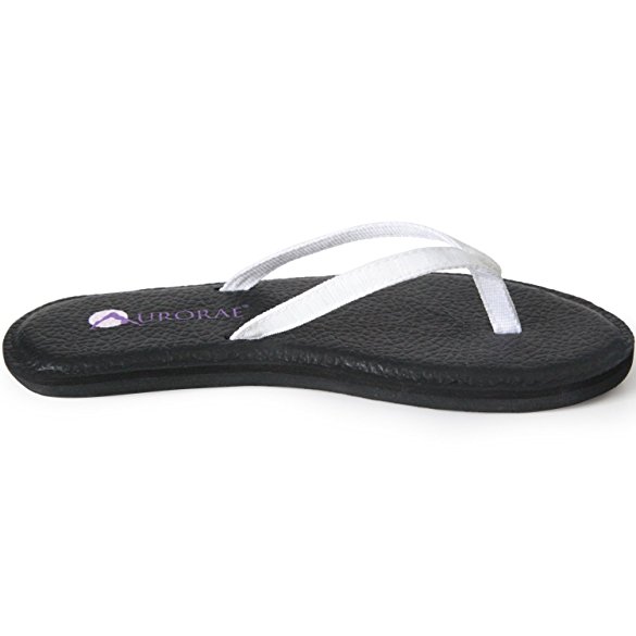 Aurorae Women's Slim Yoga Mat Flip Flops