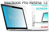 Kuzy - Retina 13-Inch CLEAR Screen Protector Film for MacBook Pro 133 with Retina Display A1502 and A1425 NEWEST VERSION - CLEAR