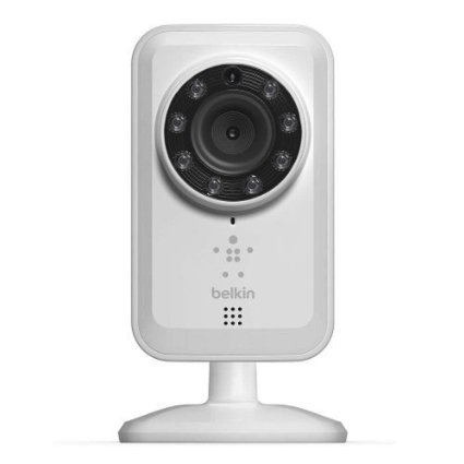 Belkin NetCam Wireless IP Camera for Tablet and Smartphone with Night Vision and Digital Audio