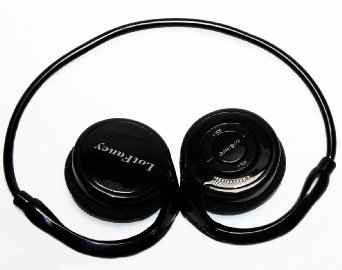 LotFancy Sports Wireless Bluetooth 40 Headphones with Built-In Microphone Compatible with Apple iPhone iPad Samsung Galaxy All Devices with Bluetooth BT560 Black
