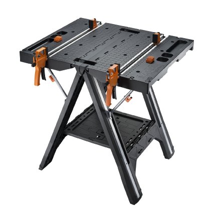 WORX WX051 Pegasus Folding Work Table with Quick Clamps