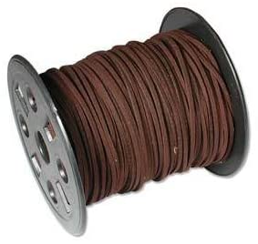 Dark Brown Faux Leather Suede Necklace Cord 10 Feet Ultra Microfiber