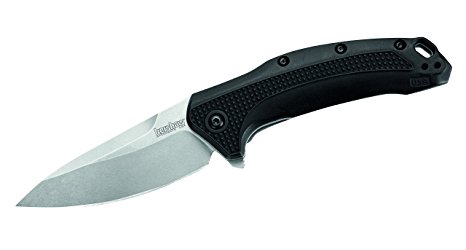 Kershaw 1776 Link Knife with SpeedSafe, Black Handle