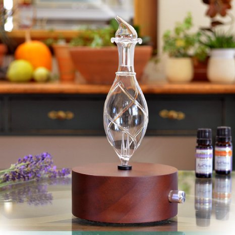 Aromatherapy Diffuser - Professional Grade - Wood and Glass Solum Nox Vitis