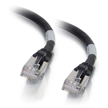 C2G/Cables to Go 00711 Cat6a Snagless Shielded (STP) Network Patch Cable, Black (6 Feet/1.82 Meters)