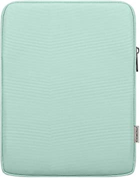 MoKo 9-11 Inch Tablet Sleeve Bag Carrying Case Fits iPad air 5 10.9" 2022, iPad Pro 11 2021-2018, iPad 9/8/7th Gen 10.2, iPad Air 4 10.9/Air 3 10.5, Tab S8 11"/Tab A 10.1, Mint Green