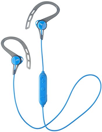 JVC HAEC20BTA Wireless Sports Headphones with Pivot Motion Fit Blue