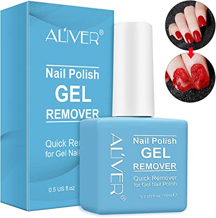 Nail Polish Remover, Gel Polish Remover in 2-5 Minutes Easily Removes Soak-Off Gel Nail Polish, Professional Nail Polish Removal Accessories