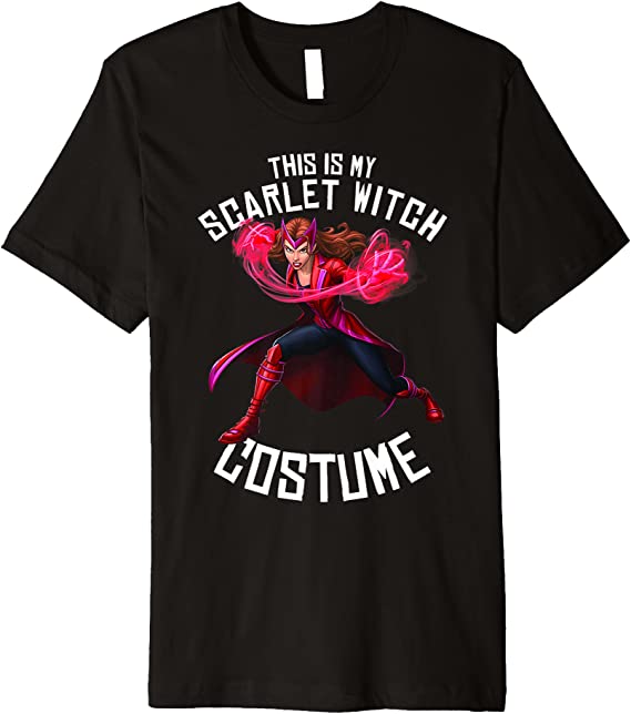 Marvel Halloween This Is My Scarlet Witch Costume Premium T-Shirt