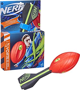 NERF Vortex Aero Howler Foam Ball – Classic Long-Distance Football -- Flight-Optimizing Tail -- Hand Grip – Indoor and Outdoor Fun, for 6 YEARS