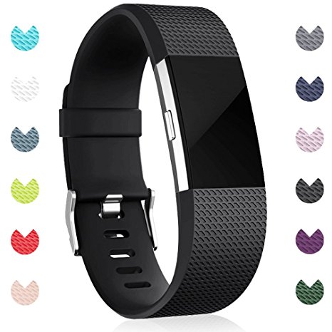 Maledan Classic Replacement Band for Fitbit Charge 2